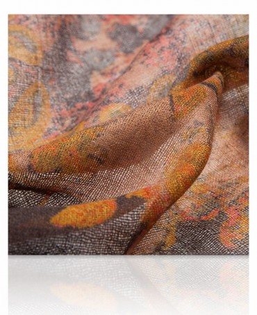 Палантин Унисекс W-ORNAMENT/BRN